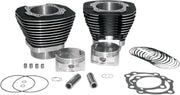 S&S Cycle Big Bore Cylinder Kit Black Aluminium