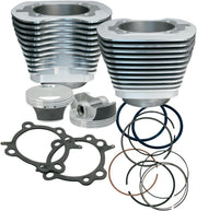 S&S Cycle Big Bore Cylinder Kit Silver Aluminium