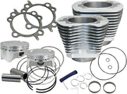 S&S Cycle Big Bore Cylinder Kit Silver Aluminium #910-0480