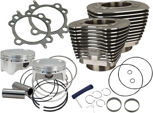 S&S Cycle Big Bore Cylinder Kit Black Aluminium