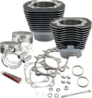 S&S Cycle Big Bore Cylinder Kit Black Aluminium