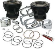 S&S Cycle Stock Bore 80" Cylinder and Standard Compression Piston Kit Cylinder and Piston Kit Powder-Coated Replacement Cast Iron