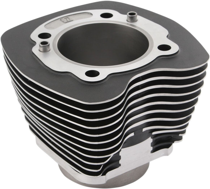 Drag Specialties Replacement Cylinder Black Highlighted Fins Aluminium Cast