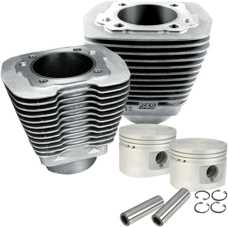 S&S Cycle Cylinder & Piston Kit Cylinder and Piston Kit Natural Aluminium #910-0179