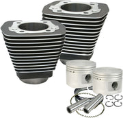 S&S Cycle Cylinder & Piston Kit Cylinder and Piston Kit Wrinkle Black #910-0182