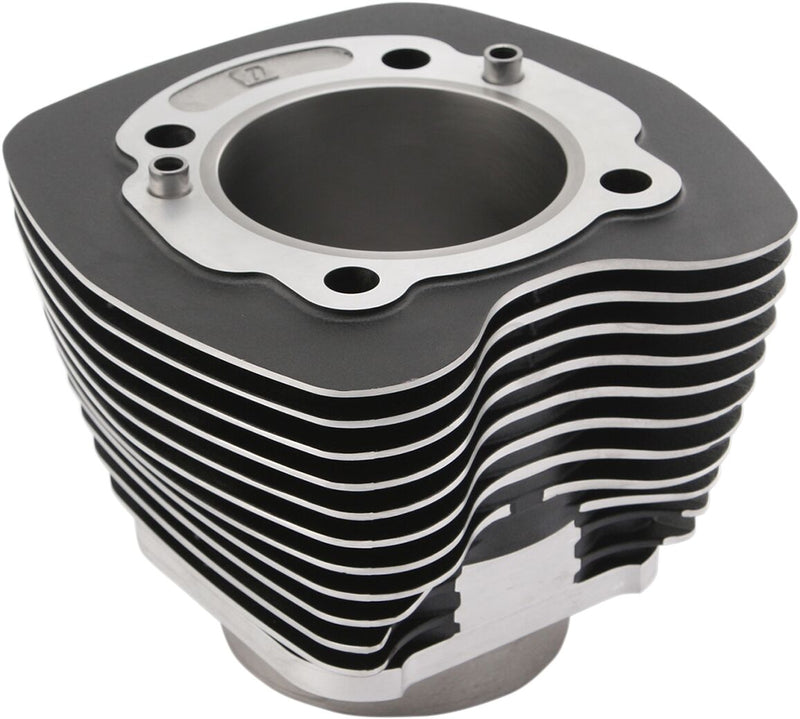 Drag Specialties Replacement Cylinder Black Highlighted Fins Aluminium Cast #88461