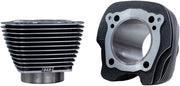 S&S Cycle Black Granite M-Eight Cylinders w/Highlighted Fins for Various Various Harley-Davidson Motorcycles (See Fitment List)