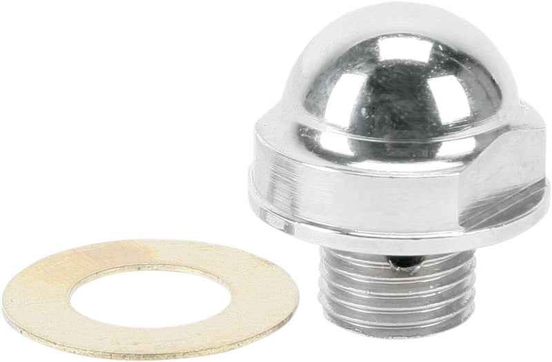 Colony OEM-Style Oil Pump Plug Chrome Relief