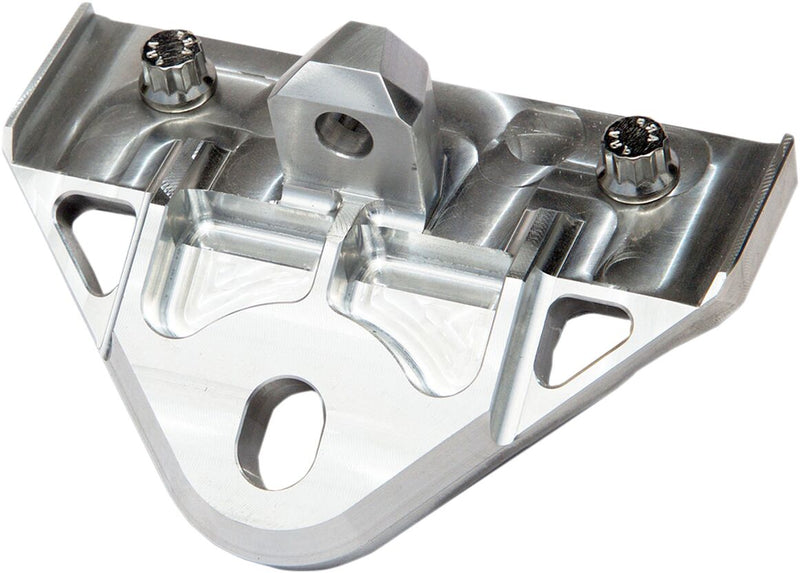 Alloy Art Front Motor Plate - Engine, Each, Aluminum - Machined for Harley-Davidson Touring & FXR 1980-2006