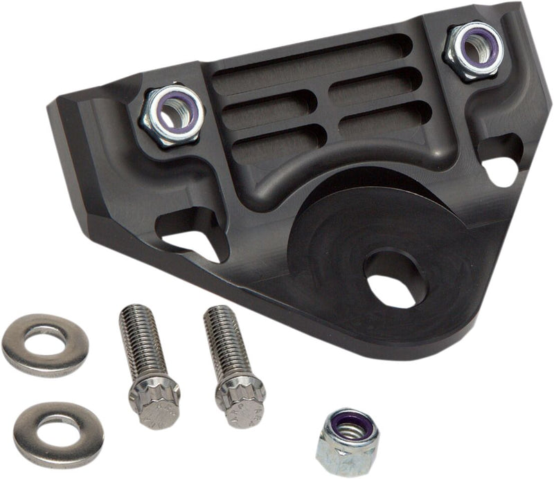 Alloy Art Black Front Motor Mount for 1980-2006 Harley-Davidson Touring and 1980-1994,1999-2000 Harley-Davidson FXR Motorcycles