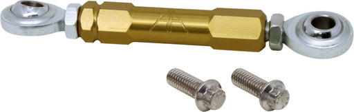 Alloy Art Gold Anodised Competition Adjustable Front Stabiliser Link for 2009-2026 Harley-Davidson Touring Motorcycles #CFL-3