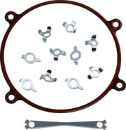 James Gasket Crankcase Saver Gasket Kit Rubber-Covered Metal