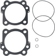 Genuine James Head & Base Gasket Kit (MLS) 3 7/8 Inch Bore, .045 Inch Head Gaskets, Multi Layer Steel Head & Steel Base For 1999-2017 95 Inch TCA/B (Excluding Twin Cooled) Models #JGI-16787-99-MLS
