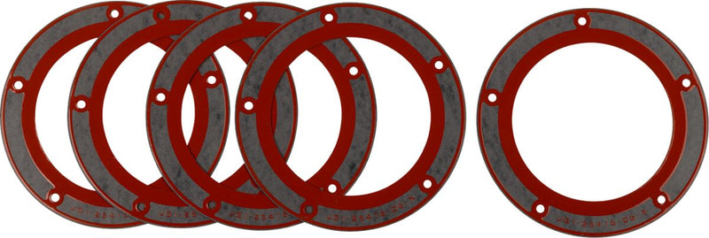 James Gasket Derby/Inspection Cover Gasket Kit Primary Derby Cover Paper Silicone 5 Pack
