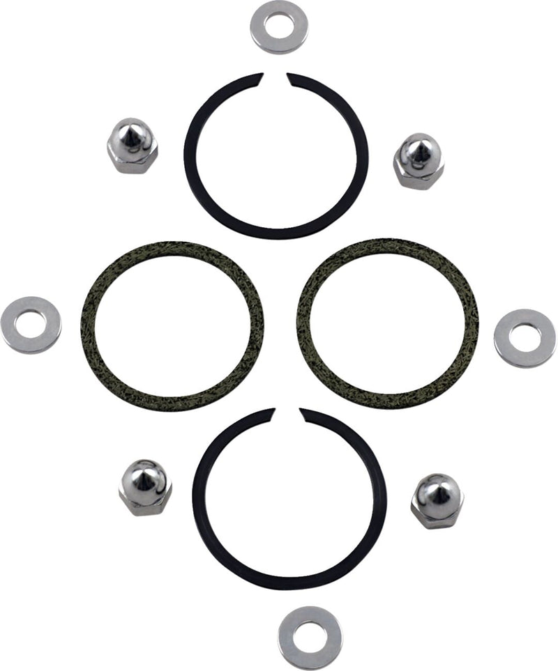James Gasket Exhaust Port Gasket Kit Chrome Stainless Steel
