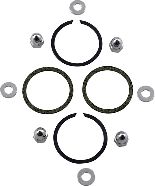 James Gasket Exhaust Port Gasket Kit Chrome Stainless Steel