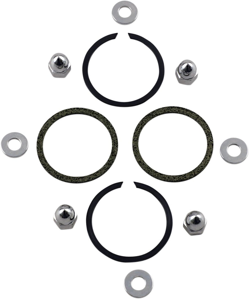James Gasket Exhaust Port Gasket Kit Chrome Stainless Steel