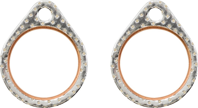 James Gasket Exhaust Gaskets Fire Ring Exhaust Port Steel Pair #JGI-65834-68-SC2