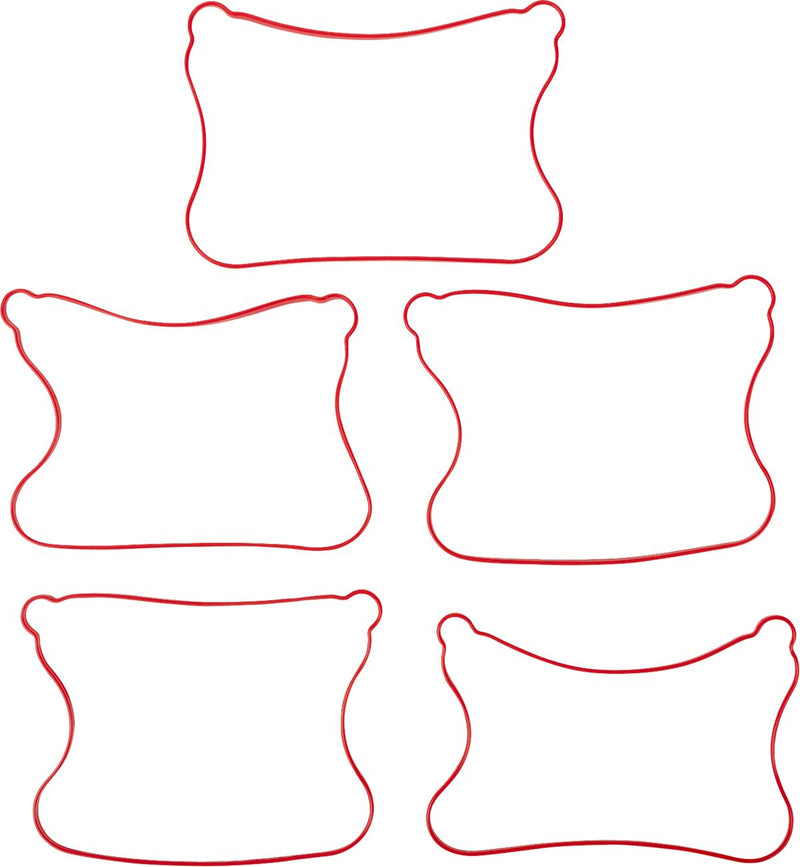 James Gasket Replacement Rocker Box Cover Gaskets Lower Rocker Cover Rubber 5 Pack