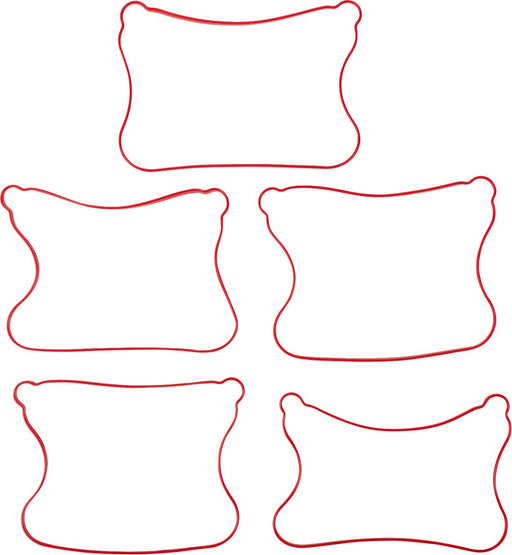 James Gasket Replacement Rocker Box Cover Gaskets Lower Rocker Cover Rubber 5 Pack