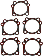 James Gasket Replacement Cylinder Head and Compliance Fitting Gaskets Silicone 5 Pack