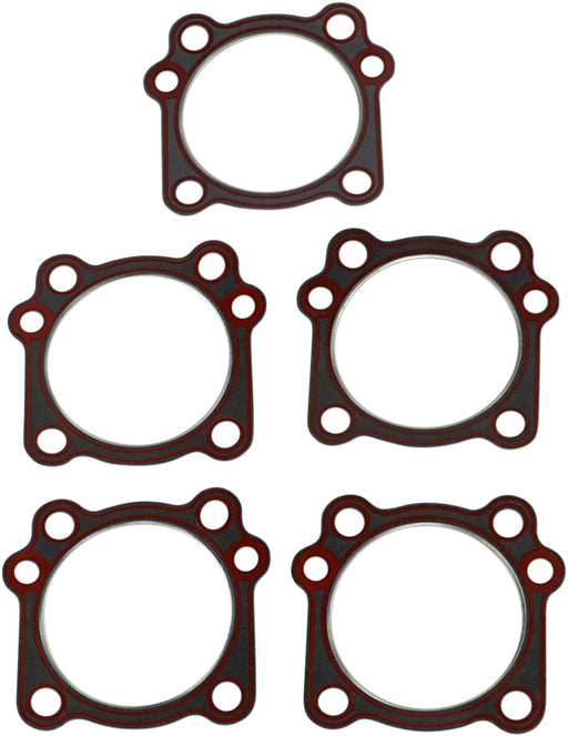 James Gasket Replacement Cylinder Head and Compliance Fitting Gaskets Silicone 5 Pack