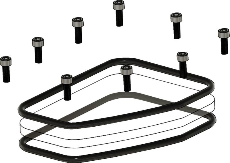 Trask Assault Cam Cover Repair Kit for 1996, 1999-2017 Harley-Davidson Raw #TM-017-RK