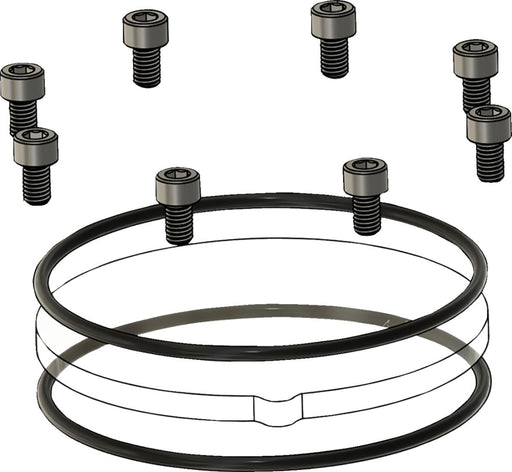 Trask Assault Cam Cover Repair Kit for 2017-2025 Harley-Davidson Raw #TM-018-RK