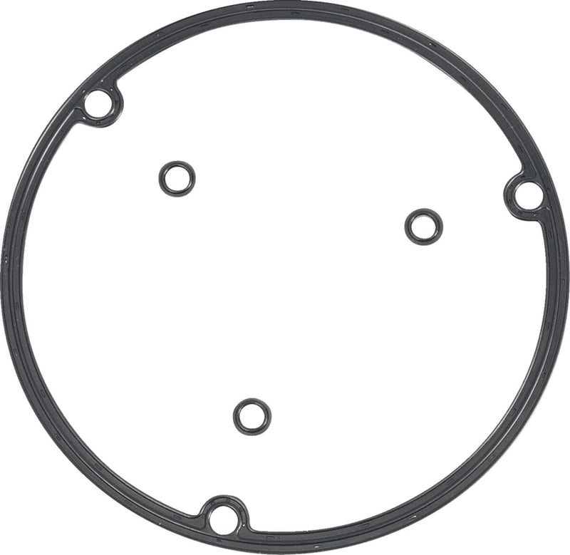 James Gasket Derby/Inspection Cover Seal Kit Gasket Kit Derby Cover Moulded Rubber Steel