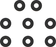 James Gasket Rocker Cover Washer Fibre 8 Pack #JGI-6114-F