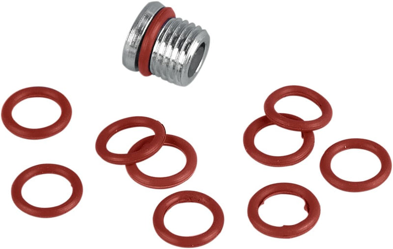 James Gasket Primary Drain Plug Seal O-Ring Primary Cover Viton 10 Pack