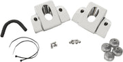 Drag Specialties Spark Plug/Head Bolt Cover Chrome Smooth Aluminium Kit #63428