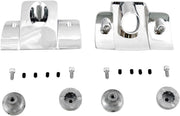 Drag Specialties Spark Plug/Head Bolt Cover Chrome Smooth Aluminium Kit #63427