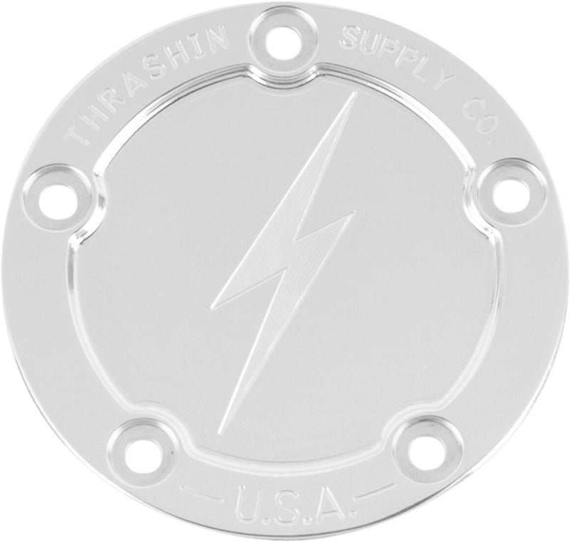 Thrashin Supply Co. Points Cover Polished Dished 6061 Billet Aluminium #TSC-3026-2