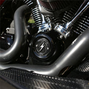 Thrashin Supply Co. Points Cover Black Dished 6061 Billet Aluminium #TSC-3027-4