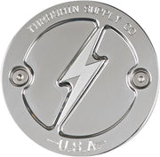 Thrashin Supply Co. Points Cover Polished Dished 6061 Billet Aluminium