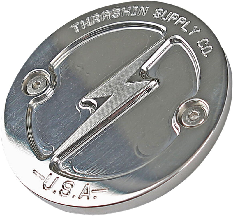 Thrashin Supply Co. Points Cover Polished Dished 6061 Billet Aluminium #TSC-3027-2