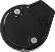 Thrashin Supply Co. Cam Cover Black Hard Anodised Smooth 6061 Aluminium #TSC-3028-1