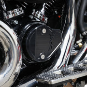 Thrashin Supply Co. Cam Cover Black Hard Anodised Smooth 6061 Aluminium #TSC-3028-1