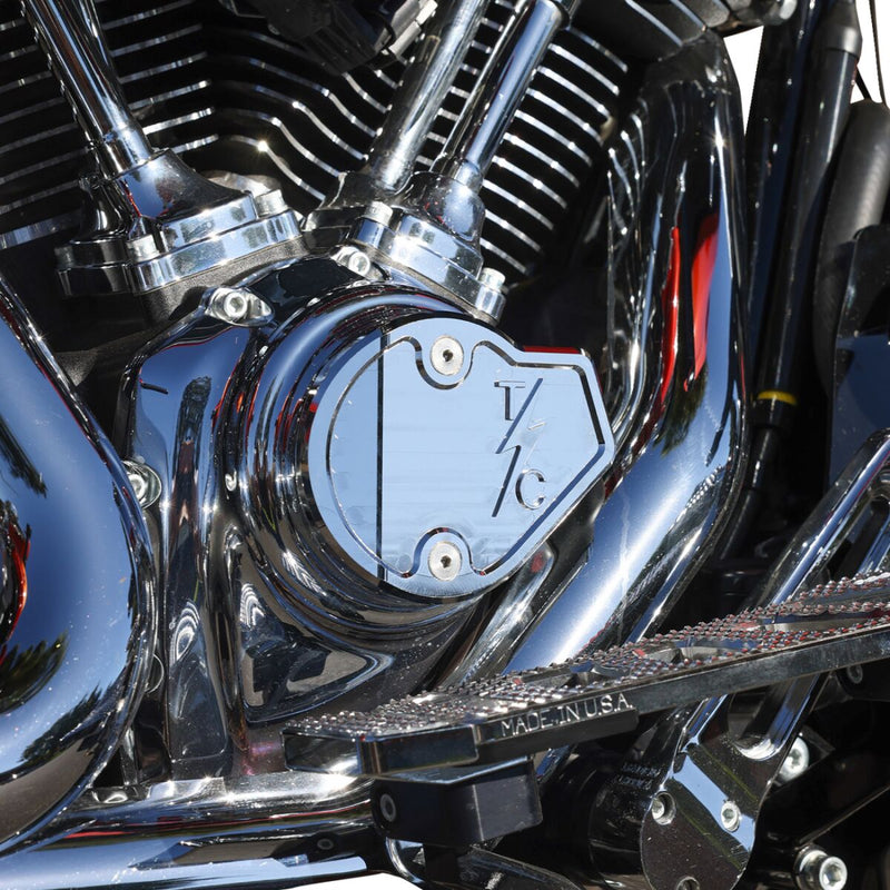 Thrashin Supply Co. Cam Cover Chrome Triple Nickle Plated Smooth 6061 Aluminium #TSC-3028-3