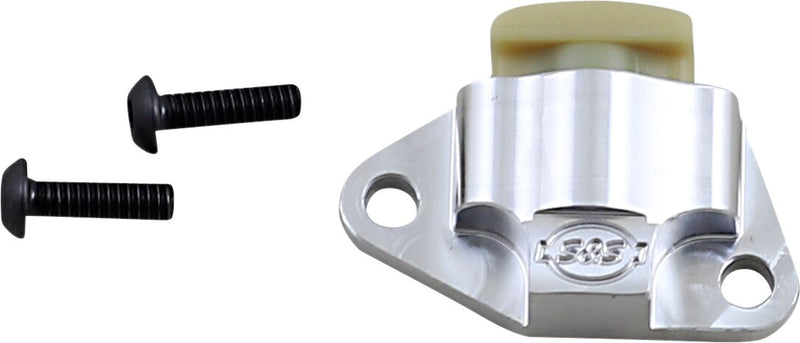 S&S Cycle Cam Chain Tensioner Black Silver 6061 Aluminium Billet Each