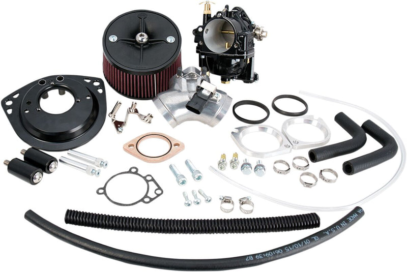 S&S Cycle Super G Carburetor Kit w/Air Cleaner for Big Twin 99-06 w/ S&S T143 Long Block Engine for Various Various Harley-Davidson Motorcycles (See Fitment List) #110-0120