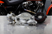 S&S Cycle Super E Carburetor with Stealth Air Cleaner Kit for 1984-1999 Harley-Davidson Carburetor w/Stealth Air Cleaner Chrome Silver