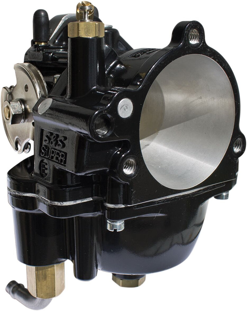 S&S Cycle Black Super E Carburetor Assembly #110-0133