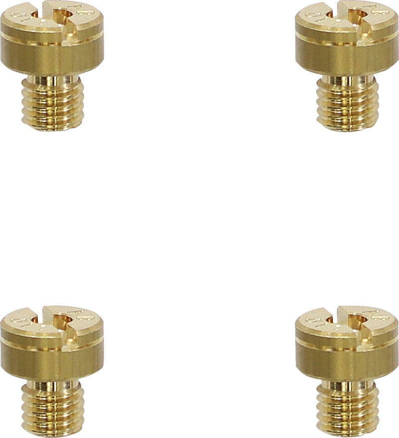 EBC A-Bax Precision Mikuni-Style Slot Head (SJ Prefix) Main Jets Gold Brass 4 Pack #SJ147.5-4