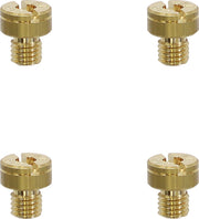 EBC A-Bax Precision Mikuni-Style Slot Head (SJ Prefix) Main Jets Gold Brass 4 Pack