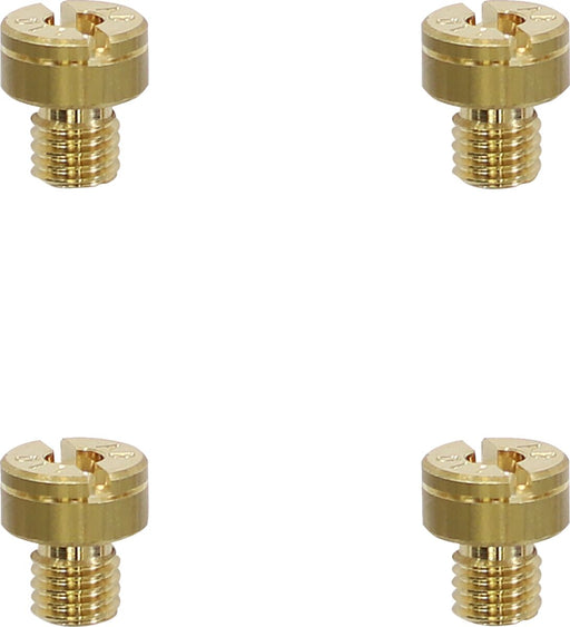 EBC A-Bax Precision Mikuni-Style Slot Head (SJ Prefix) Main Jets Gold Brass 4 Pack