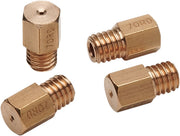 EBC A-Bax Precision Mikuni-Style Hex Head (HJ Prefix) Main Jets Gold Brass 4 Pack