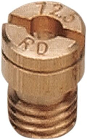 EBC A-Bax Precision Keihin-Style Slot Head (KJ Prefix) Main Jets Gold Brass 4 Pack #KJ100-4