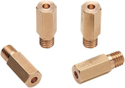EBC A-Bax Precision Keihin-Style Hex Head (CR Prefix) Main Jets Brass 4 Pack